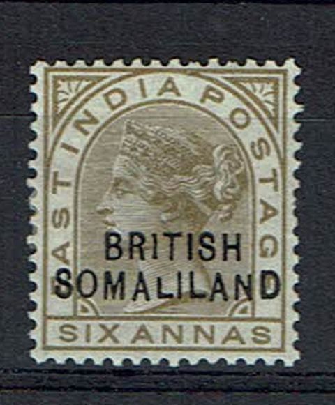 Image of Somaliland Protectorate SG 19a LMM British Commonwealth Stamp